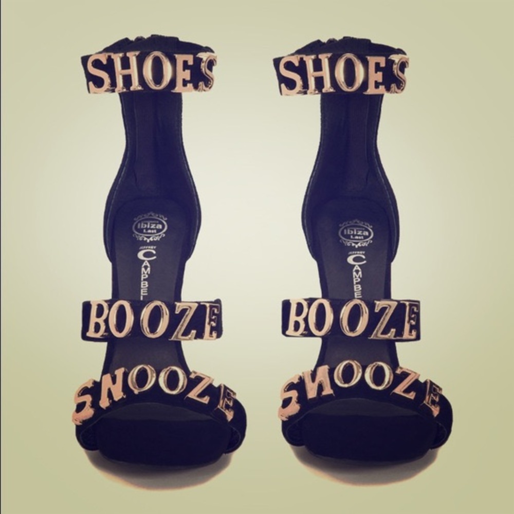 *RARE* Jeffrey Campbell Shoes Booze Snooze heels